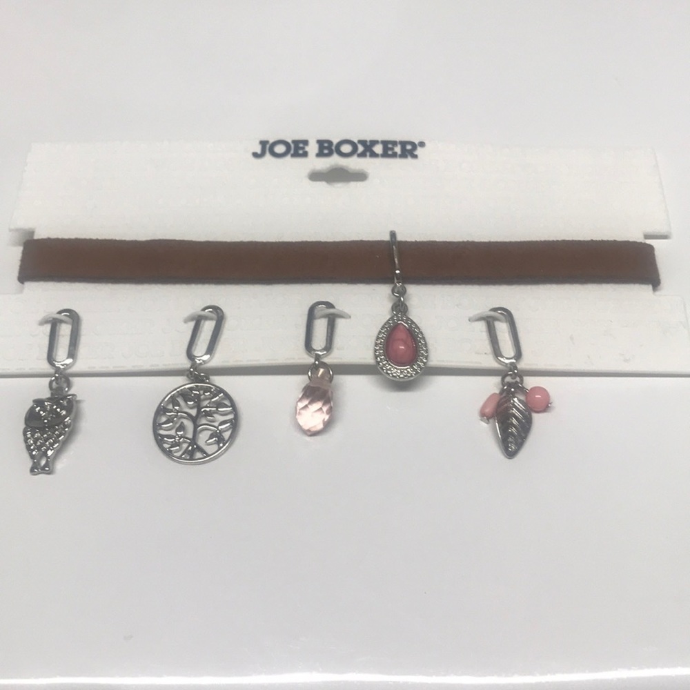 ⚜️Joe Boxer Choker Charm Necklace! NWT!